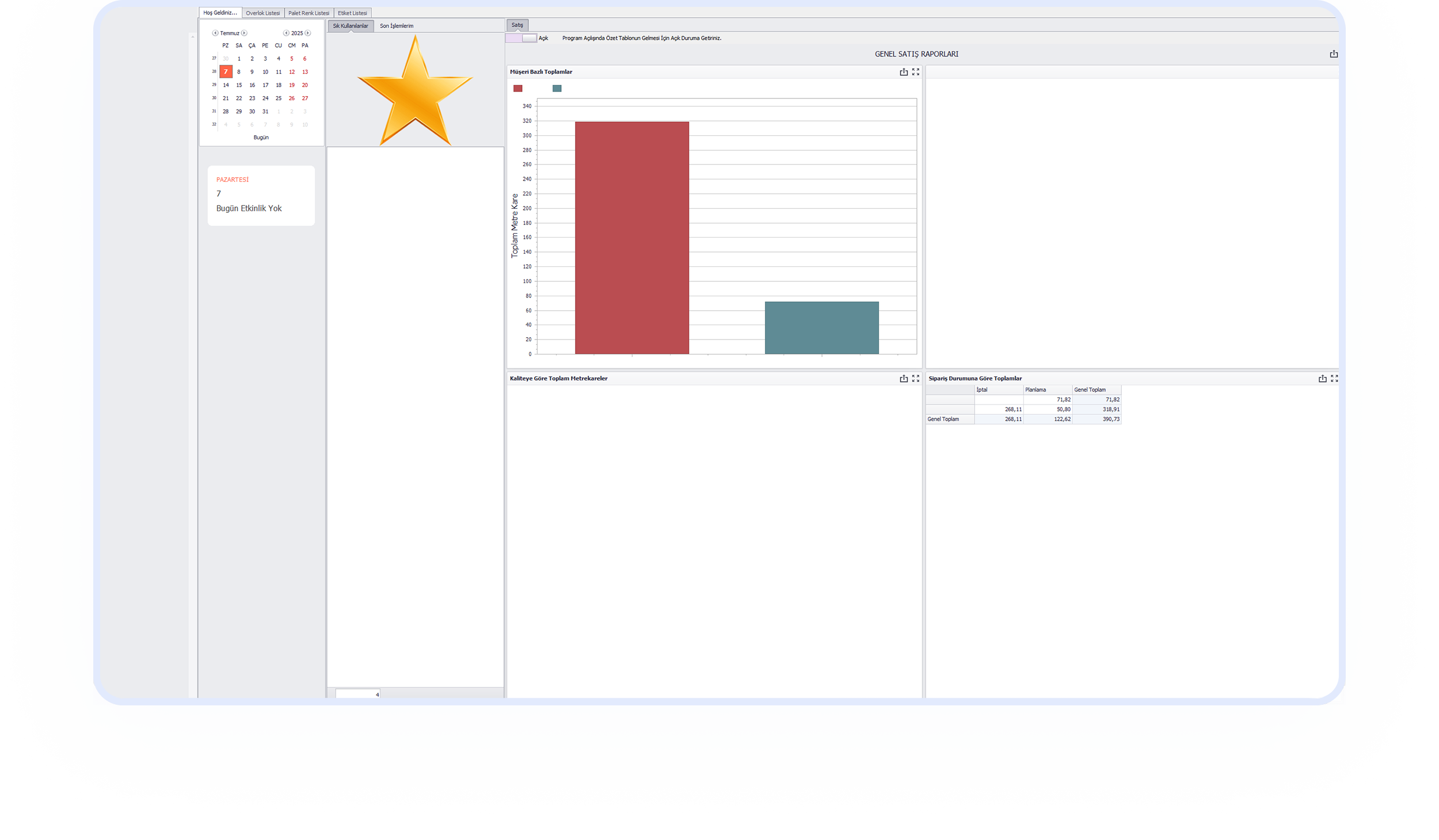 entegre üretim yazılımı